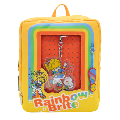 Rainbow Brite Vintage Box Pin Trading Backpack