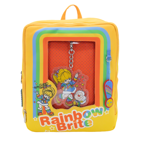 Rainbow Brite Vintage Box Pin Trading Backpack