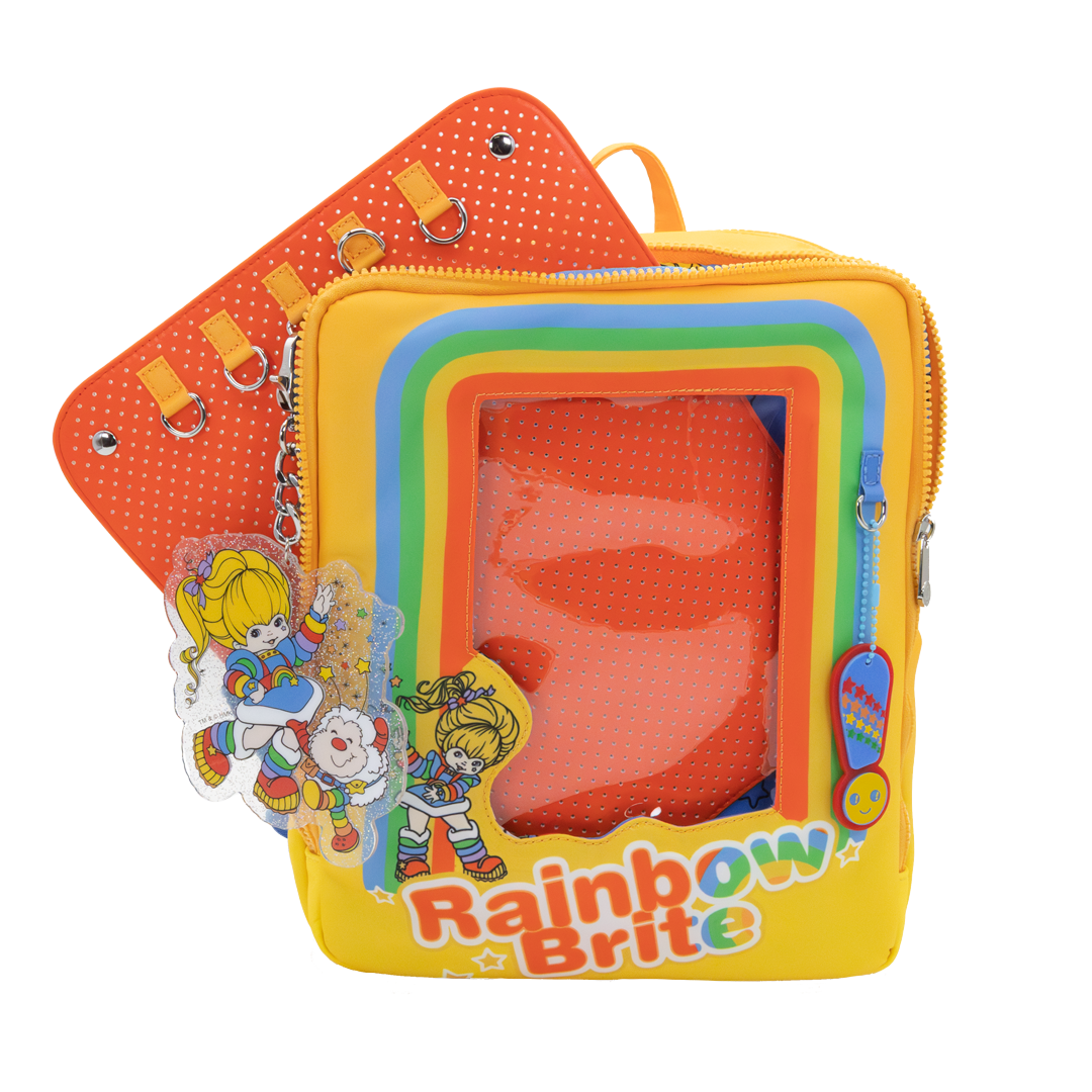 Rainbow Brite Vintage Box Pin Trading Backpack
