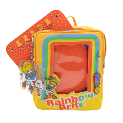 Rainbow Brite Vintage Box Pin Trading Backpack