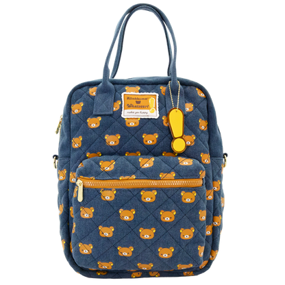 Rilakkuma Quilted Reversible Convertible Square Bag