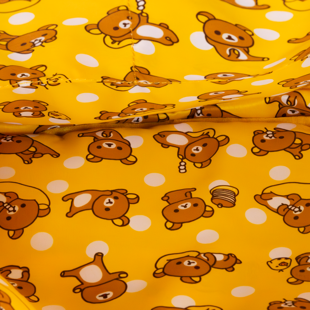 Rilakkuma Head Padded Nylon Tote Bag
