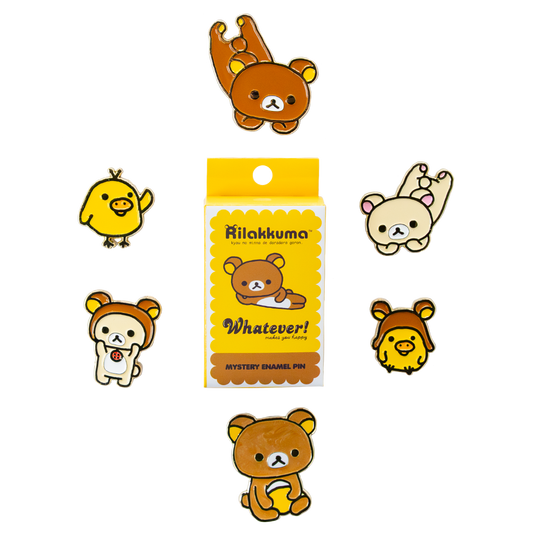 Rilakkuma & Friends Mystery Box Enamel Pins