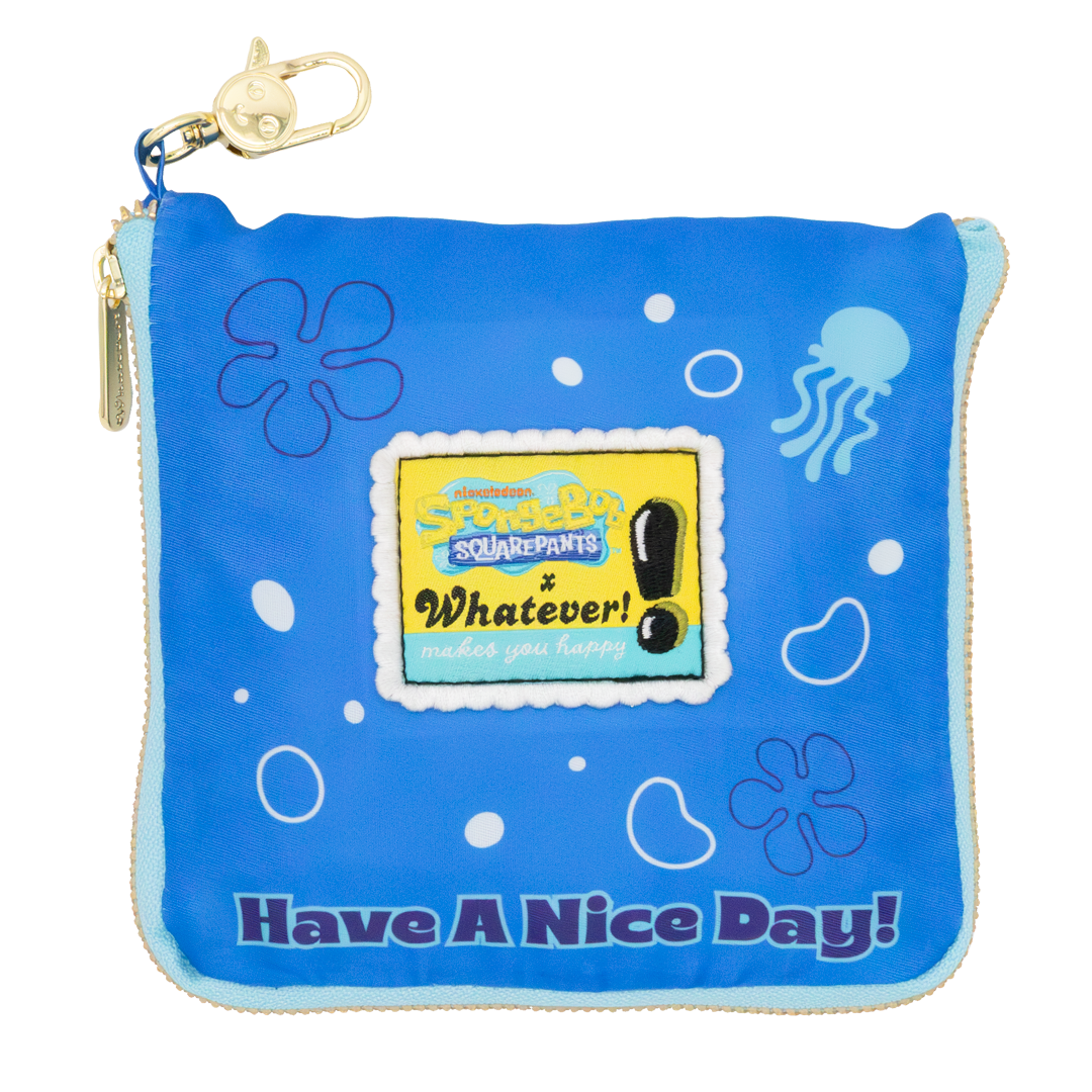 Spongebob Barg N Mart Reusable Collapsable Shopping Tote