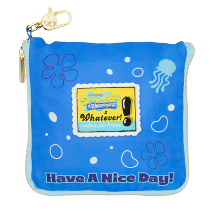 Spongebob Barg N Mart Reusable Collapsable Shopping Tote