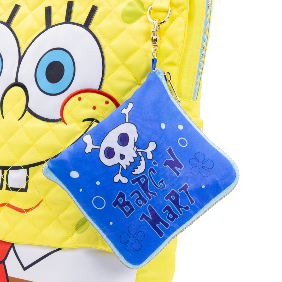 Spongebob Barg N Mart Reusable Collapsable Shopping Tote