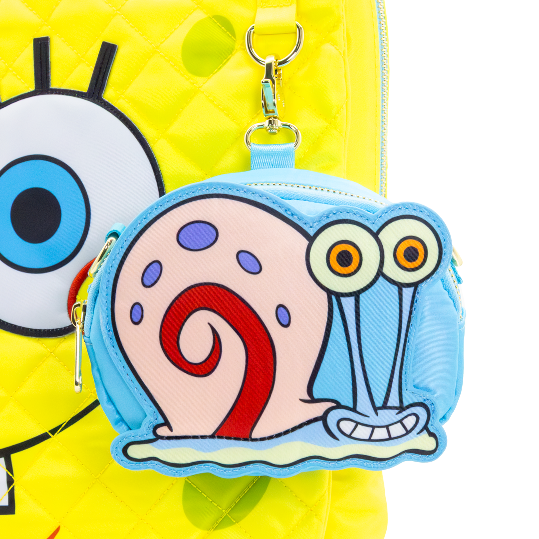 Spongebob Gary Padded Nylon Crossbody Bag