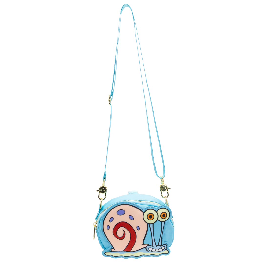 Spongebob Gary Padded Nylon Crossbody Bag