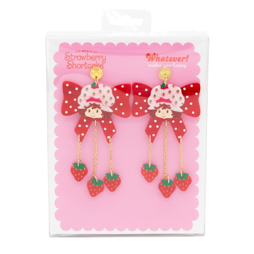 Strawberry Shortcake™ Bow Berries Acrylic Earrings