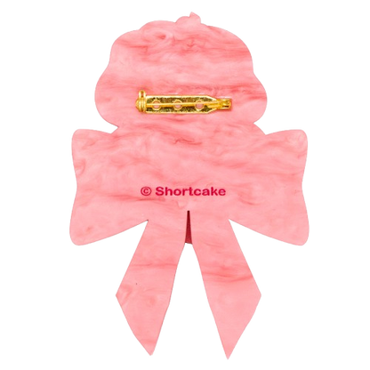 Strawberry Shortcake™ Berry Bow Layered Acrylic Collectible Pin