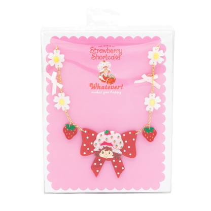 Strawberry Shortcake™ Berry Bow Acrylic Necklace